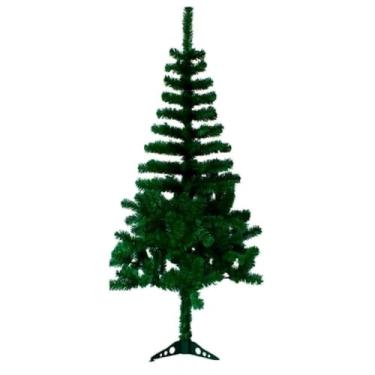 Imagem de Árvore de Natal Tradicional Pinheiro Verde 90cm de Altura 70 Galhos Decoração Natalina
