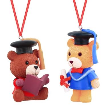 Imagem de Enfeites de Natal para casais de ursos - Enfeites de Natal de urso de solteiro para casais, crianças, família, amigos, lembrança de urso, decorações de Natal, presentes