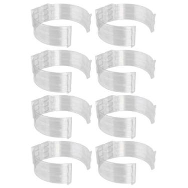 Imagem de Kit 8 Abraçadeira Impacto Para Cano Tubo 50Mm 2'' Incolor - Estrela