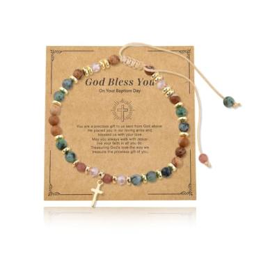 Imagem de YangQian Presentes religiosos cristãos católicos para homens, mulheres, Deus, filho, filha, comunhão, confirmação, batizado, batismo, cruz, Small, Zinco, Sem Pedra Preciosa