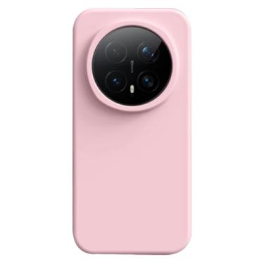 Imagem de POYUFRG Capa fina para Honor Magic 8 Pro/Magic 8, capa de proteção à prova de choque de silicone líquido macio suporta carregamento sem fio, rosa, 8 Pro