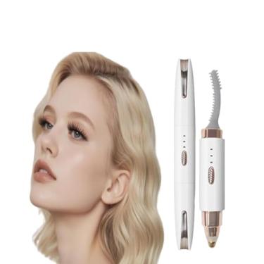 Imagem de Modelador de cílios aquecido, aquecido, modelador de cílios elétrico de longa duração, aquecimento rápido em até 10 segundos, recarregável