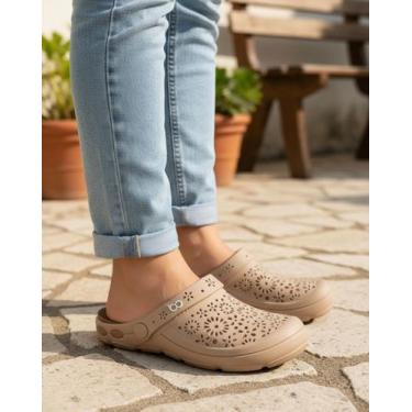 Imagem de Sandália Ortopédica Nellie Babuche Conforto Impacto - Boaonda, Marrom,