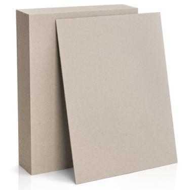 Imagem de Tosnail 30 peças de quadro de livros de 30 x 25 cm, folhas de placa de chip de 2 mm 80 PT, papelão grosso para capas de encadernação de livros, fabricação de caixas, embalagens, projetos de artes e