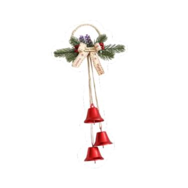 Imagem de Sclmgo Sinos Decorativos de Natal, Um Charmoso Pingente para Lareira, Ideal para Festas Natalinas, Vermelho, Tamanho real