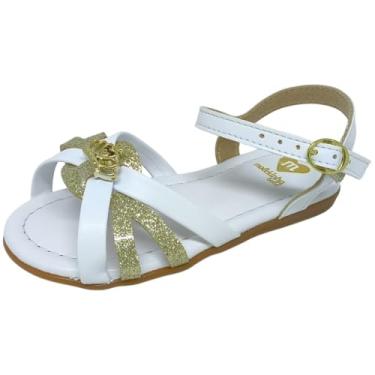 Imagem de Sandália Molekinha Princesa Glitter 2114.283 -Branco (Branco, BR, Bebê, Numérico, 17)