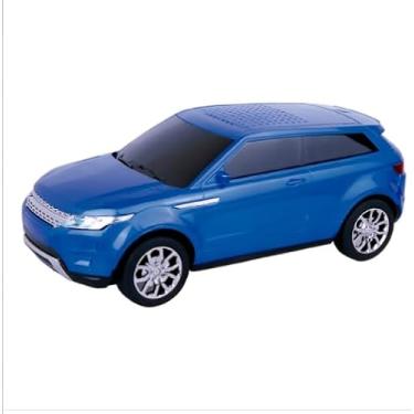 Imagem de Mini Caixa de Som Portátil Formato Carro SUV Música Cor: Azul