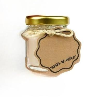 Imagem de Vela Aromática Lavanda Perfumada Artesanal Vegetal Vaso de Gesso Vasinho(1 Vela 40g (ESCOLHER NO CHAT))