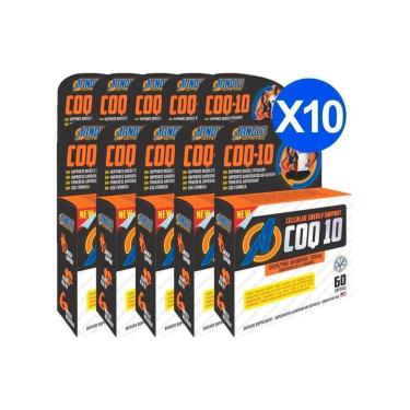 Imagem de Kit 10un Coenzima Q10 200mg Arnold Nutrition 60 Softgels-Unissex