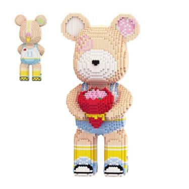 Imagem de DAHONPA Animal Flower Love Bear with Storage Drawer Micro Building Blocks Set (7880PCS 43cm High) Gift for Adults and Kids