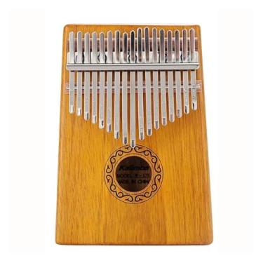 Imagem de Piano de polegar 17 teclas Kalimba portátil piano de polegar para iniciantes instrumento musical kalimba profissional