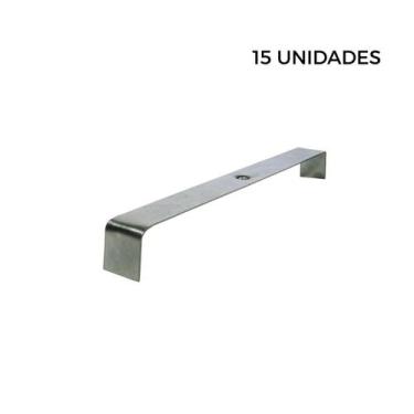 Imagem de Kit Centralizador de Pavio c/ Furo Alumínio Vela Artesanal UNIDADES:15