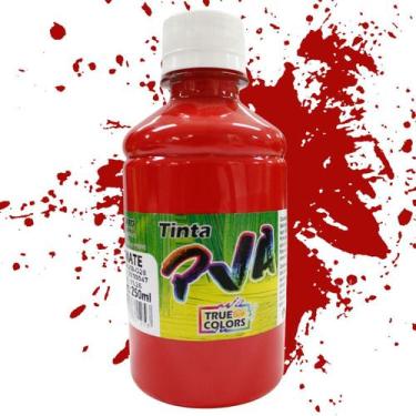 Imagem de Tinta Pva 250ml True Colors - Cores Frias, VERMELHO TOMATE - 7164
