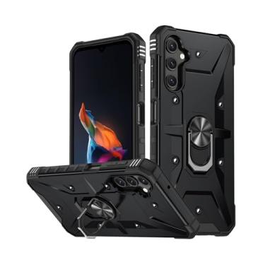 Imagem de BEMMY Capa Capinha Para Samsung Galaxy De Armadura Com Anti Impacto Case, Capa Para Samsung Com Suporte de Anel Rotativo Capa Protetora à Prova de Choque de Nível Militar (S21FE)