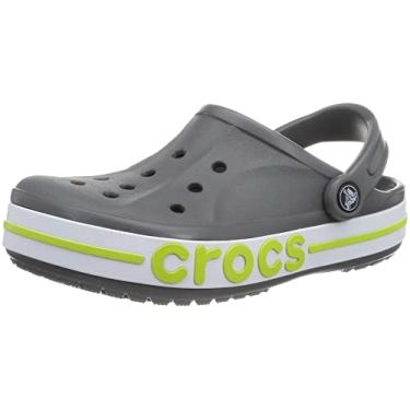 Imagem de CROCS Bayaband Clog - Slate Grey/Lime Punch - M11 , 205089-0GX-M11, Unisex Adult , Slate Grey/Lime Punch , M11