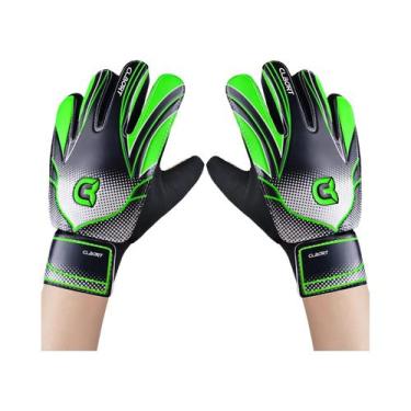 Imagem de 1 par de luvas de goleiro de futebol antiderrapantes com proteção de p