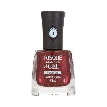 Imagem de Esmalte Risqué Diamond Gel Charlotte de Romã - RISQUE
