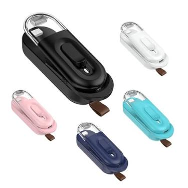 Imagem de Mini seladora de bolsa, mini seladora e cortador 2 em 1, máquina de revenda portátil para sacos plásticos, armazenamento de alimentos, lanches frescor - branca (2 pilhas AA não incluídas)