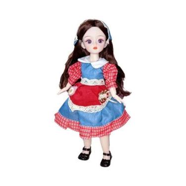 Imagem de Boneca Articulada De Anime De 30cm Para Meninas Com Roupas, 23 Juntas,