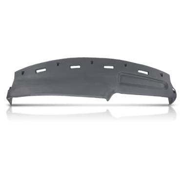 Imagem de PIT66 Painel de painel de painel TPE, compatível com Dodge Ram 1500 2500 3500 Caminhão 1994-1997 Cinza