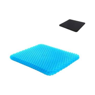 Imagem de Almofada De Assento Em Gel Respirável Com Design Em Colmeia Para Alívi