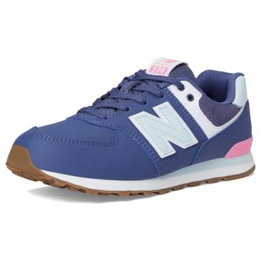 Imagem de New Balance Tênis juvenil 574 G para meninos, Dream State/Frosted Glass, 16
