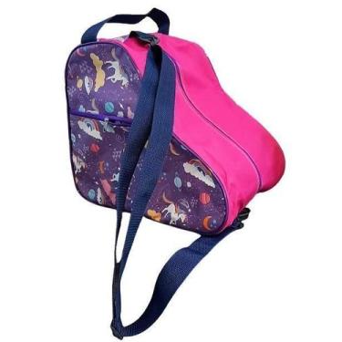 Imagem de Bolsa Mochila Unicórnio Detalhe Rosa Pink Patins Quad Inline - MR