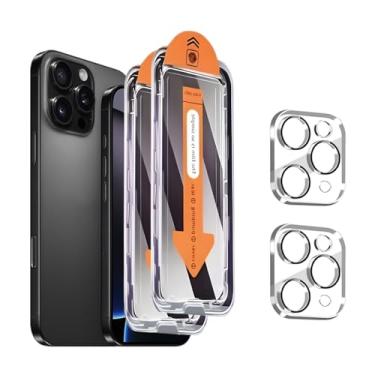 Imagem de Pacote com 2 protetores de tela de privacidade para iPhone 11 Pro [5,8 polegadas] + 2 protetores de lente de câmera, película de vidro temperado privada antiespião, [dureza 9H] - HD