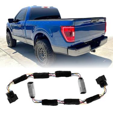 Imagem de USR UNIQUE STYLE RACING Kit de fios de luz traseira 21-23 P702 F150 (esquerda + direita) compatível com caminhonete Ford F-150 2021-2023 todos os modelos (atualização do kit de fios de conversão