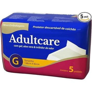 Imagem de Protetor De Colchao Descartavel Adultcare G 5 unidades