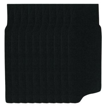 Imagem de Kit 10 Meias Mash Social Cano Longo Poliamida Lisa Masculina 231.03, P