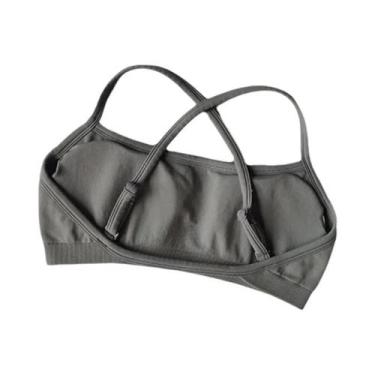 Imagem de Sutiãs Esportivos De Nylon Sem Costura Para Mulheres, Respirável, Com 