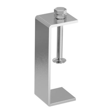 Imagem de FOCMKEAS Braçadeira de parafuso pequena de aço inoxidável 304 aberta 304 de alto desempenho resistente de 120 mm, com mandíbula larga estável e design de viga I, adequada para marcenaria