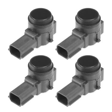 Imagem de INFINAUTO Sensor reverso de estacionamento de para-choques, sensor de assistência de estacionamento traseiro nº 52019544 para Buick Enclave 2018-2020 preto, 4 peças