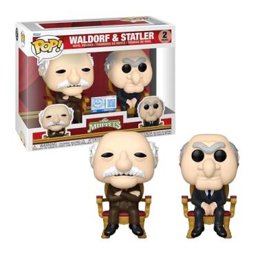 Imagem de Funko Pop! TV: Muppets - Waldorf and Statler Pacote com 2 - Os Muppets - Boneco colecionável de vinil - Ideia de presente - Mercadoria oficial - Brinquedo para crianças e adultos - Fãs de comédia