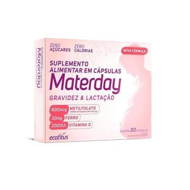 Imagem de Vitamina Acido Folico Gestante Lactantes 30cp Materday