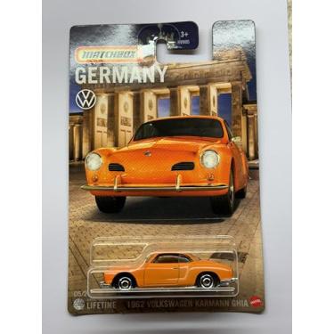 Imagem de 2024 Matchbox Best of Germany Series 1962 Volkswagen Karmann Ghia Gloss Orange 5/24 (Long Card) HVV27