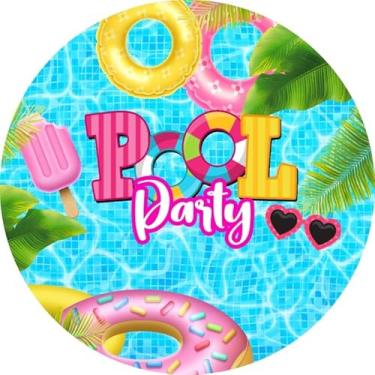 Imagem de Painel Festa Redondo C/ Elastico 1,50m Pool Party (PPY0034)