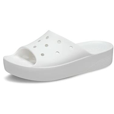 Imagem de Crocs Sandálias femininas clássicas | Plataforma, Branco, 33
