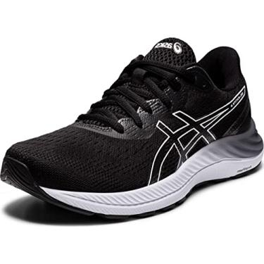 Imagem de ASICS Women's Gel-Excite 8 Running Shoes, 10.5M, Black/White