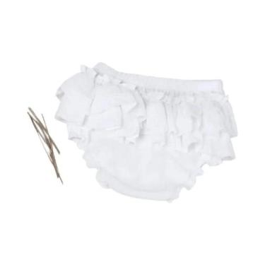 Imagem de Saia De Algodão Em Camadas Duplas Para Meninas Bebês, Shorts Muçulmano