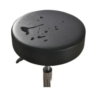 Imagem de Capa De Banqueta Redonda Em Couro PU Impermeável Para Proteção De Cade