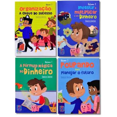 Imagem de Coleção Educação Financeira - 4 Livros Essências Para a Educação Finan