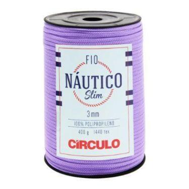 Imagem de FIO NÁUTICO SLIM CÍRCULO 3MM COR 6581 LILÁS - 400g - no-brand