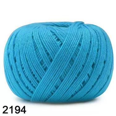 Imagem de LINHA AMIGURUMI 125 G COR 2194 TURQUESA - Fio de Crochê 100% Algodão -