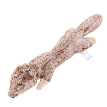 Imagem de Zerodis Brinquedo de Pelúcia para Cães, Brinquedo que Faz Barulho, de Pelúcia para Moer Com Barulho, Interativo para Animais de Estimação, para Cães Pequenos e Médios, à Prova de Rasgos (Marmota)