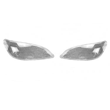 Imagem de Compatível com honda civic 2003 2004 2005 farol lente capa escudo da lâmpada de vidro transparente sombra substituir abajur primário(2PCS Left And Right)