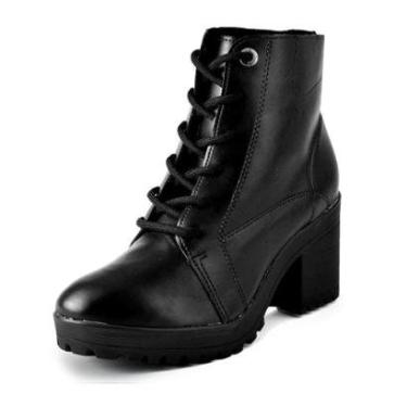 Imagem de Coturno Feminino Salto Via Marte 23-4601-Feminino