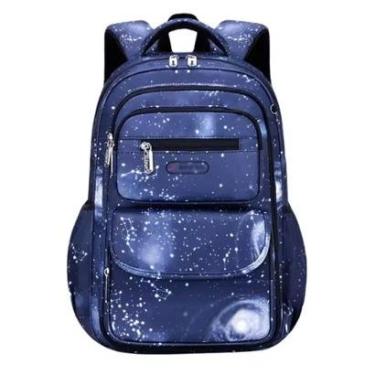 Imagem de Mochila Infantil Masculina Bolsa Escolar De Costas Meninos Estojo Fichário Espaçosa Grande-Masculino