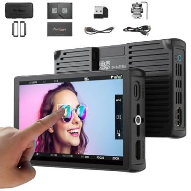 Imagem de Portkeys LH5C Monitor de campo de câmera de 5,4 polegadas | Controle com fio para operação confiável | Tela sensível ao toque HD de 800 Nits para Sony FX3/FX6, Cano n R5/R6, Panasoni c GH5/GH6 etc